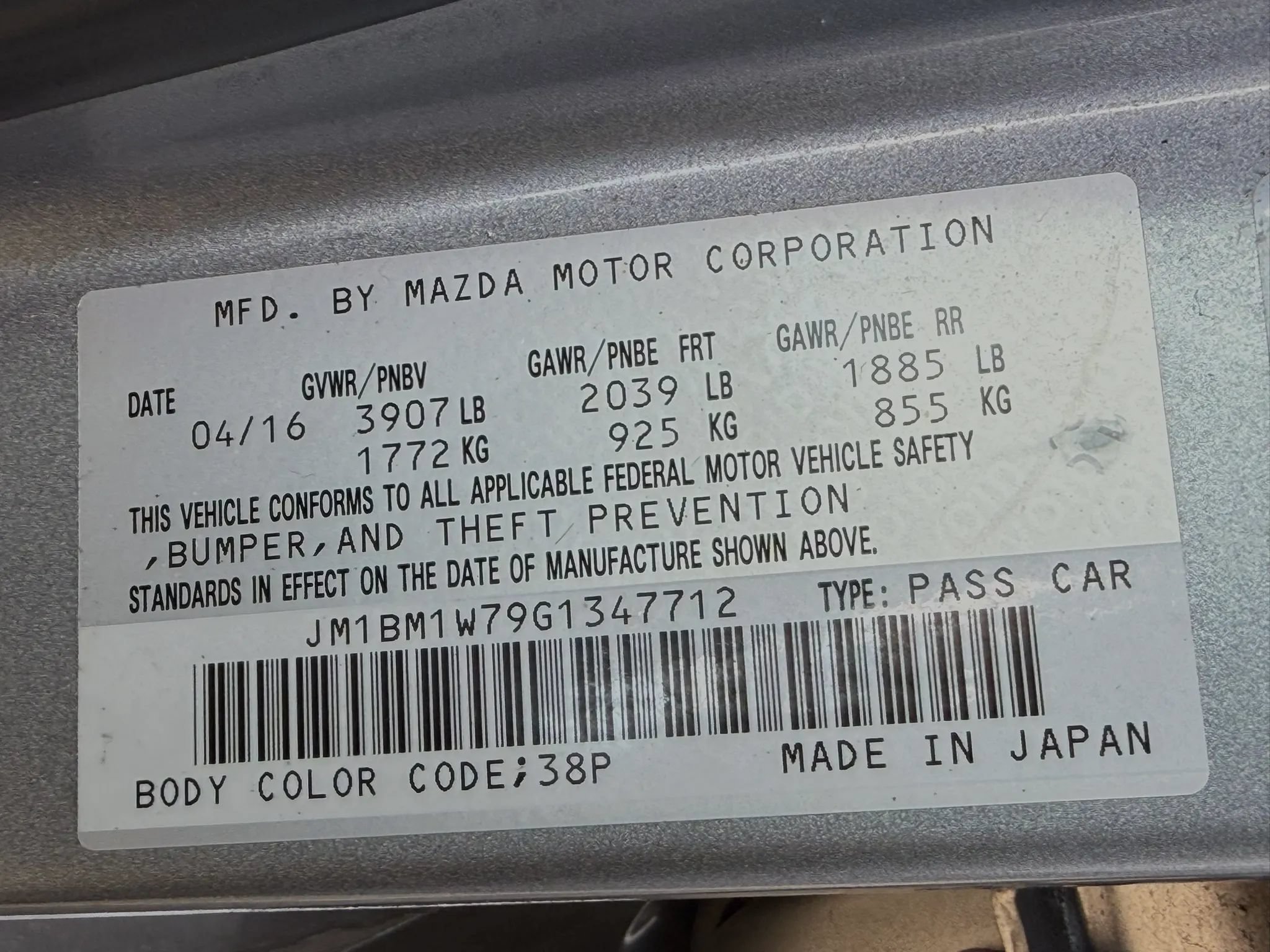 Used 2016 MAZDA MAZDA3 i Touring w/ Popular Equipment Package FWD image 50