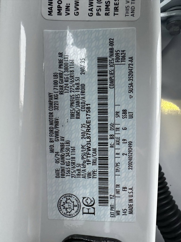 Used 2024 Ford F150 XLT w/ Equipment Group 302A MID image 22