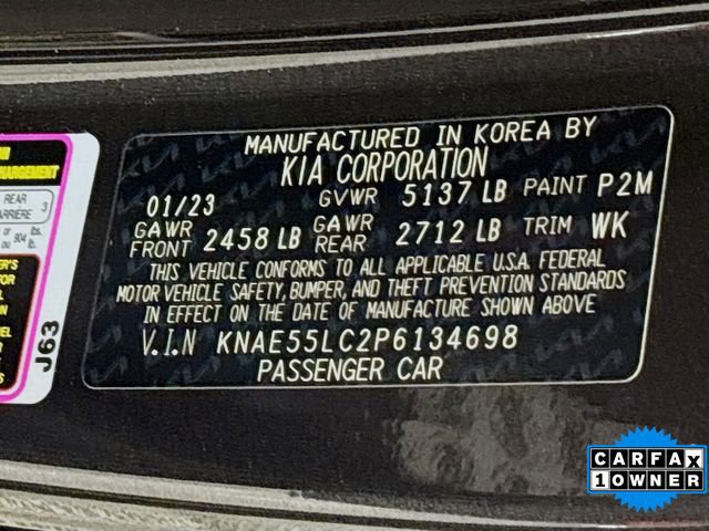 Used 2023 Kia Stinger GT2 w/ Red Interior Color Package image 34