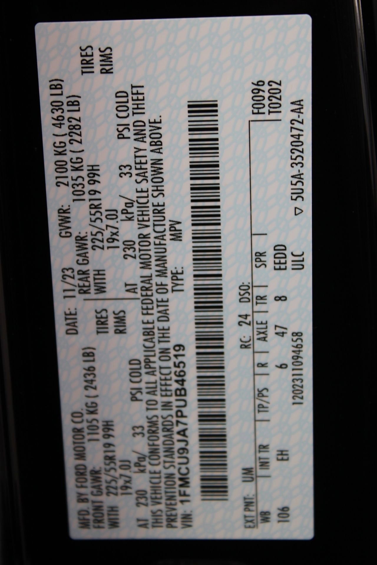 Used 2023 Ford Escape Platinum image 19