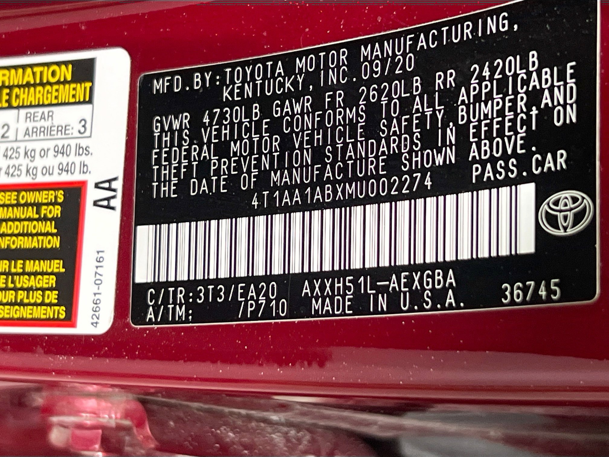 Used 2021 Toyota Avalon XLE image 31