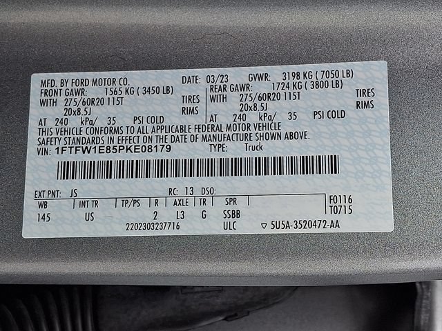 Used 2023 Ford F150 XLT w/ Equipment Group 302A High AWD/4WD image 27