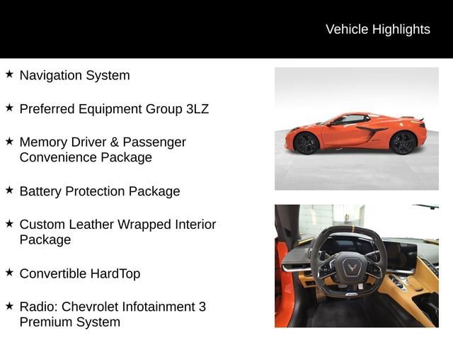 New 2025 Chevrolet Corvette Z06 w/ Battery Protection Package RWD image 17