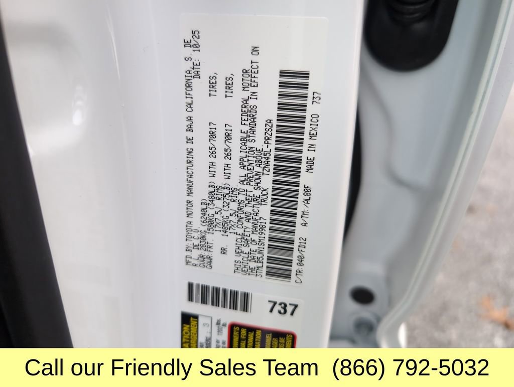 New 2025 Toyota Tacoma TRD Off-Road image 26