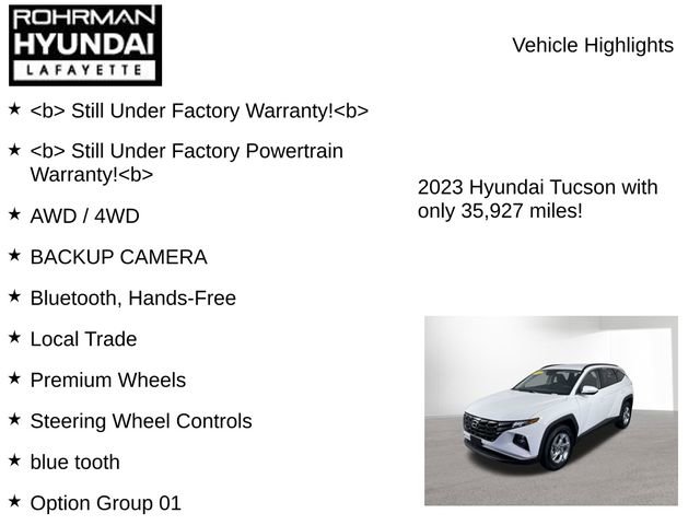 Used 2023 Hyundai Tucson SEL AWD/4WD image 7