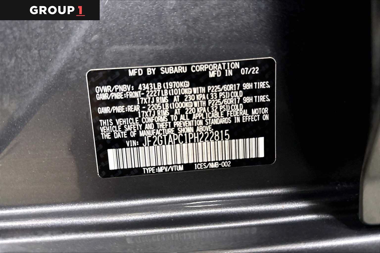 Used 2023 Subaru Crosstrek 2.0i Premium AWD/4WD image 35
