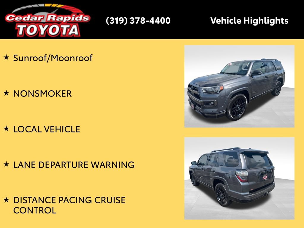 Certified 2021 Toyota 4Runner Nightshade AWD/4WD image 22