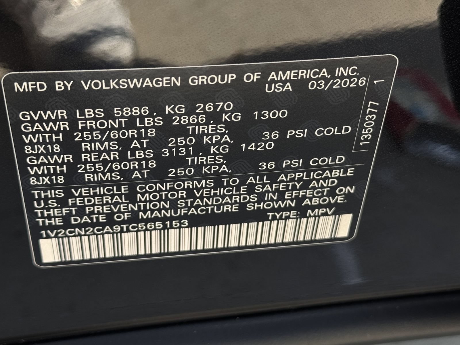 New 2026 Volkswagen Atlas Peak Edition AWD/4WD image 30