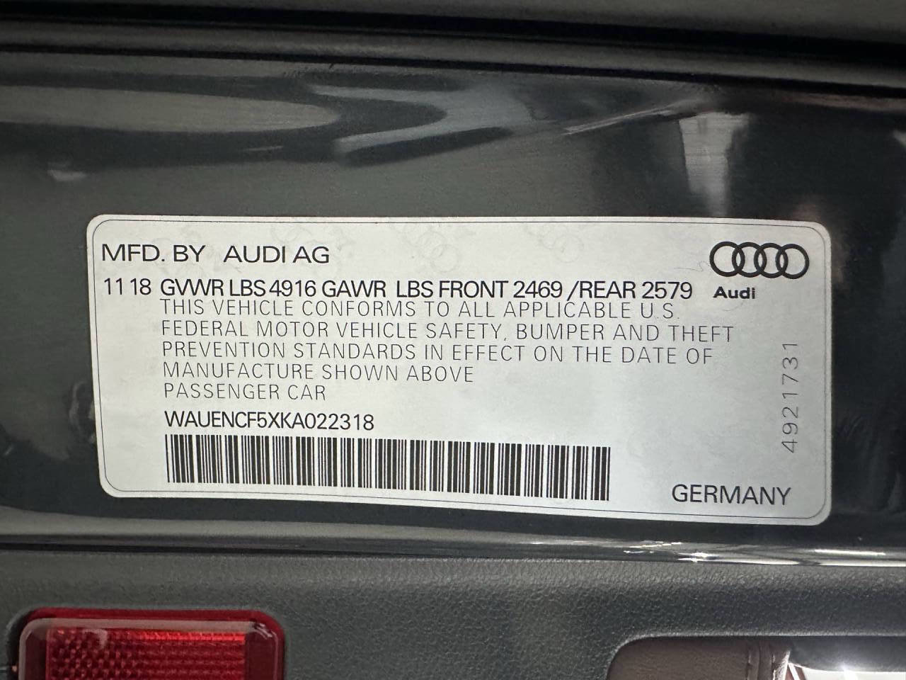 Used 2019 Audi A5 2.0T Premium Plus w/ Premium Plus image 32