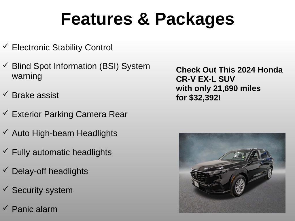 Certified 2024 Honda CR-V EX-L image 20