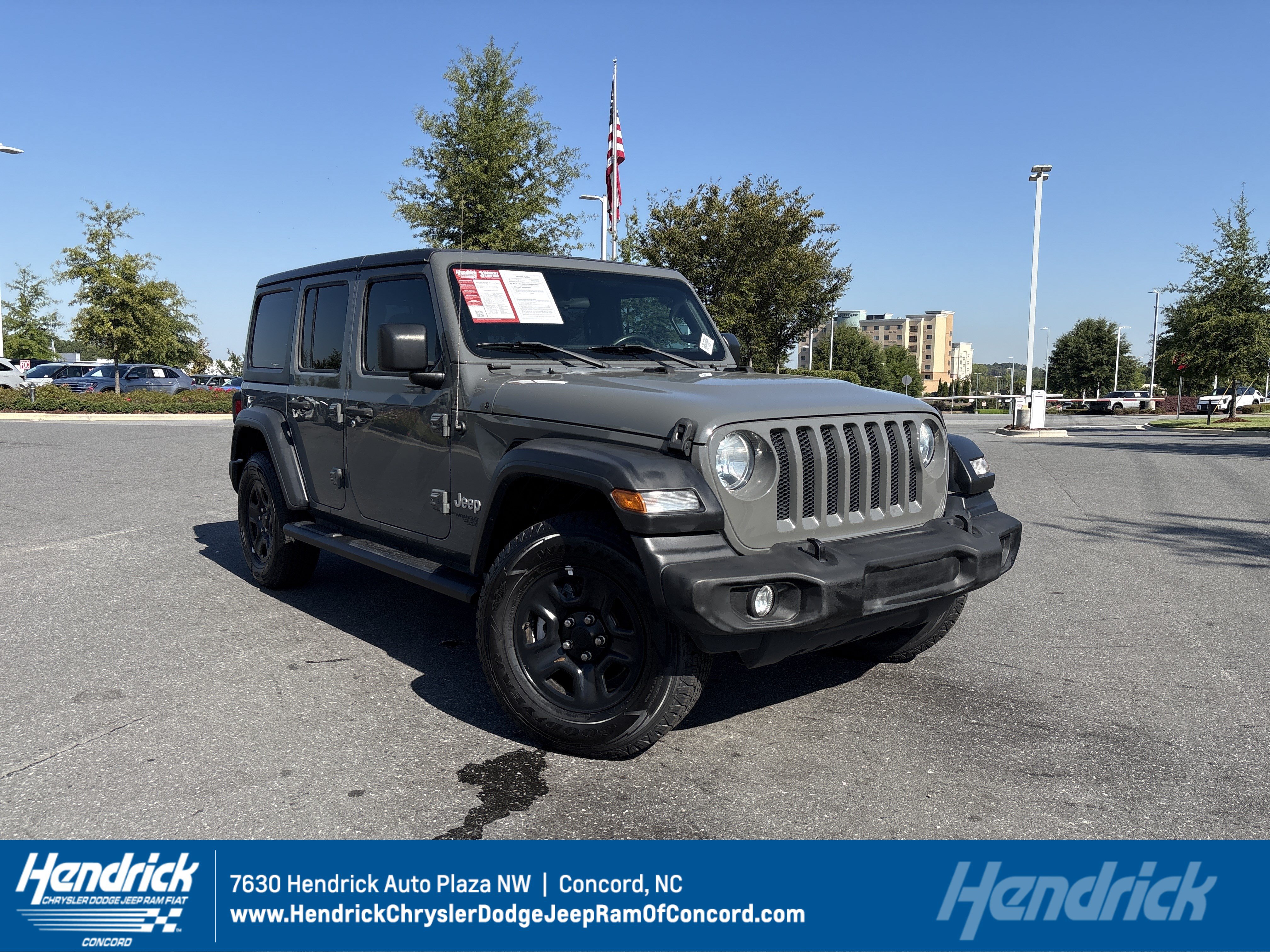 Used 2018 Jeep Wrangler Unlimited Sport