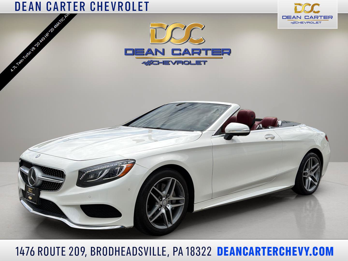 Used 2017 Mercedes-Benz S 550 Cabriolet