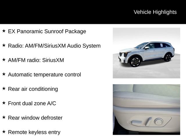 Certified 2025 Kia Sorento EX w/ EX Panoramic Sunroof Package image 8