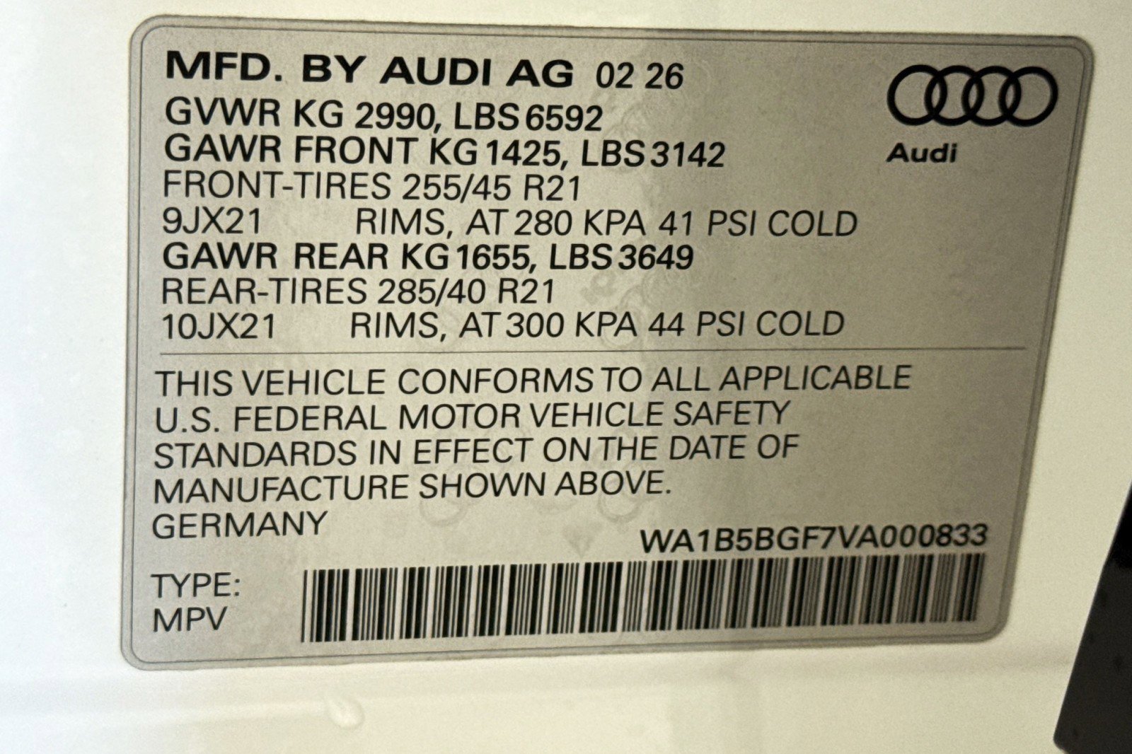 New 2027 Audi SQ6 e-tron Premium Plus AWD/4WD image 29