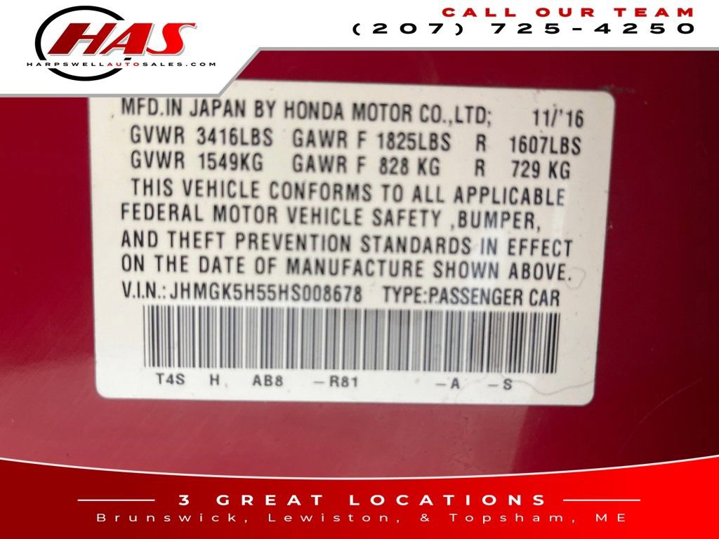 Used 2017 Honda Fit LX image 17