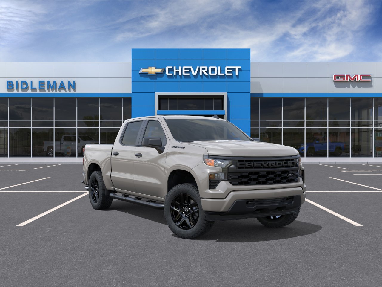 New 2026 Chevrolet Silverado 1500 Custom w/ Turbomax Blackout Package