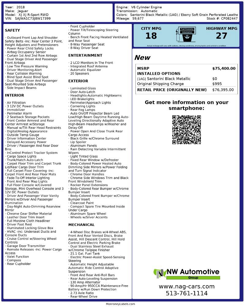 Used 2018 Jaguar XJ R-Sport image 2