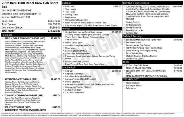Used 2022 RAM 1500 Rebel w/ Rebel Level 2 Equipment Group AWD/4WD image 21