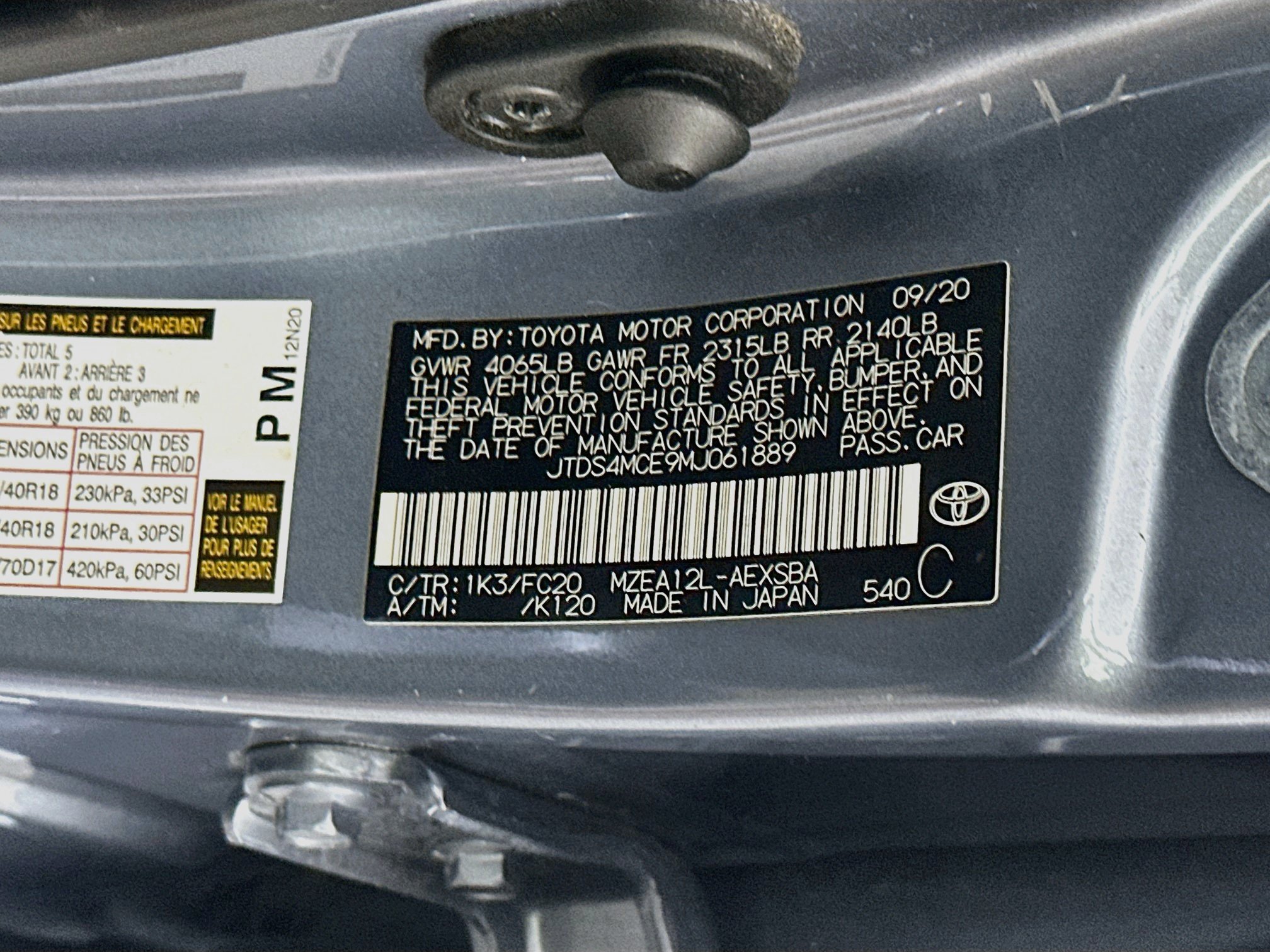 Used 2021 Toyota Corolla SE FWD image 12