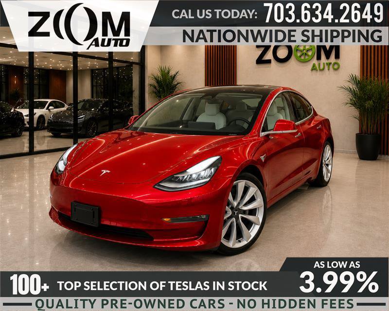 Used 2018 Tesla Model 3 Long Range AWD/4WD image 1