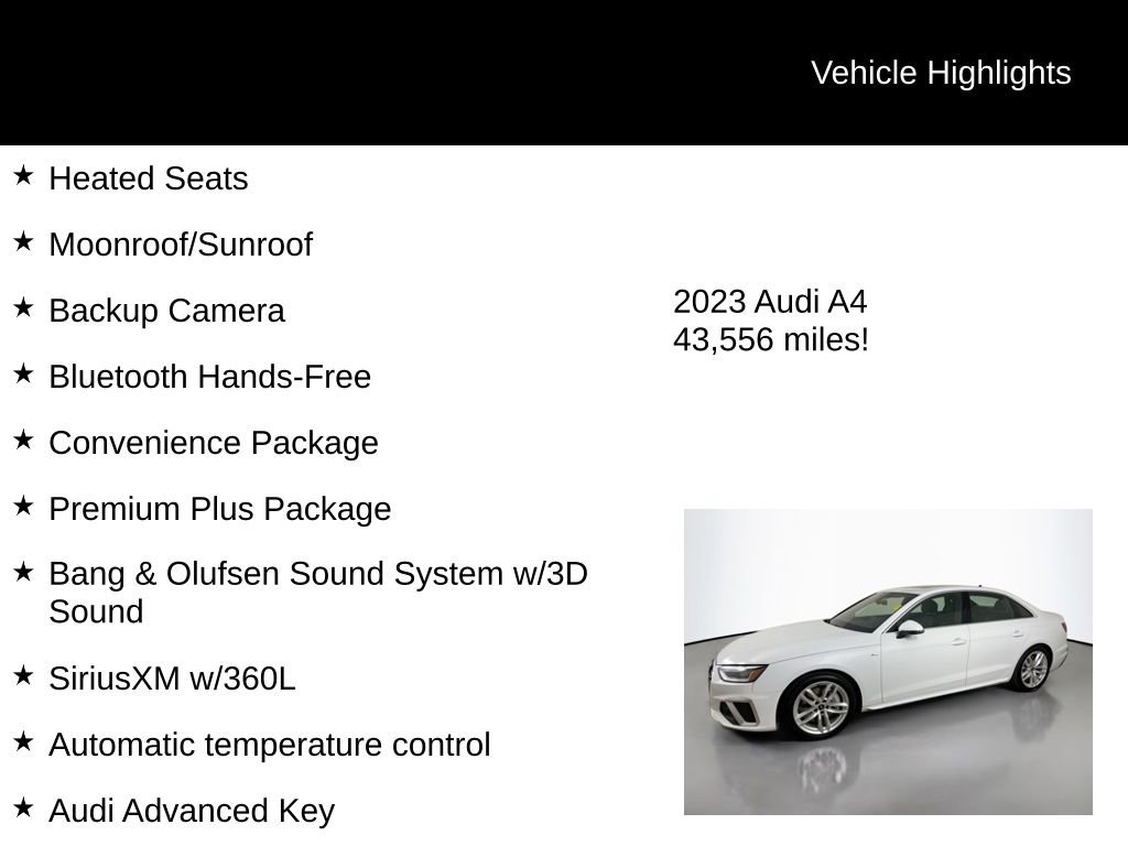 Used 2023 Audi A4 2.0T Premium Plus image 5
