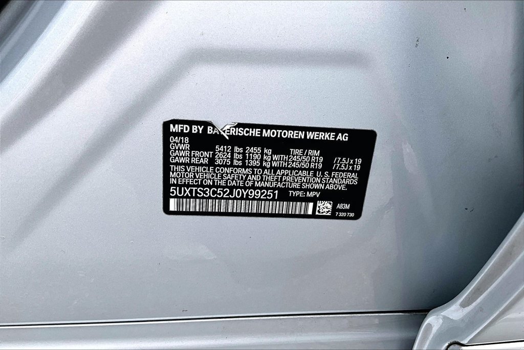 Used 2018 BMW X3 M40i w/ Premium Package AWD/4WD image 19