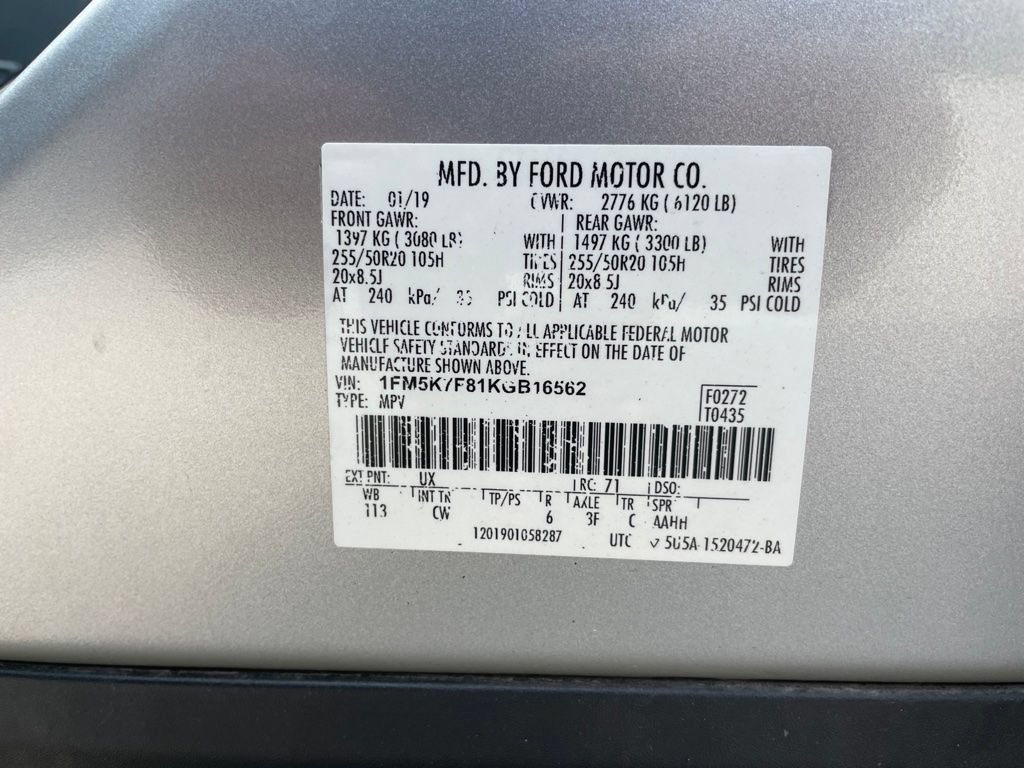 Used 2019 Ford Explorer Limited w/ Class III Trailer Tow Package FWD image 14