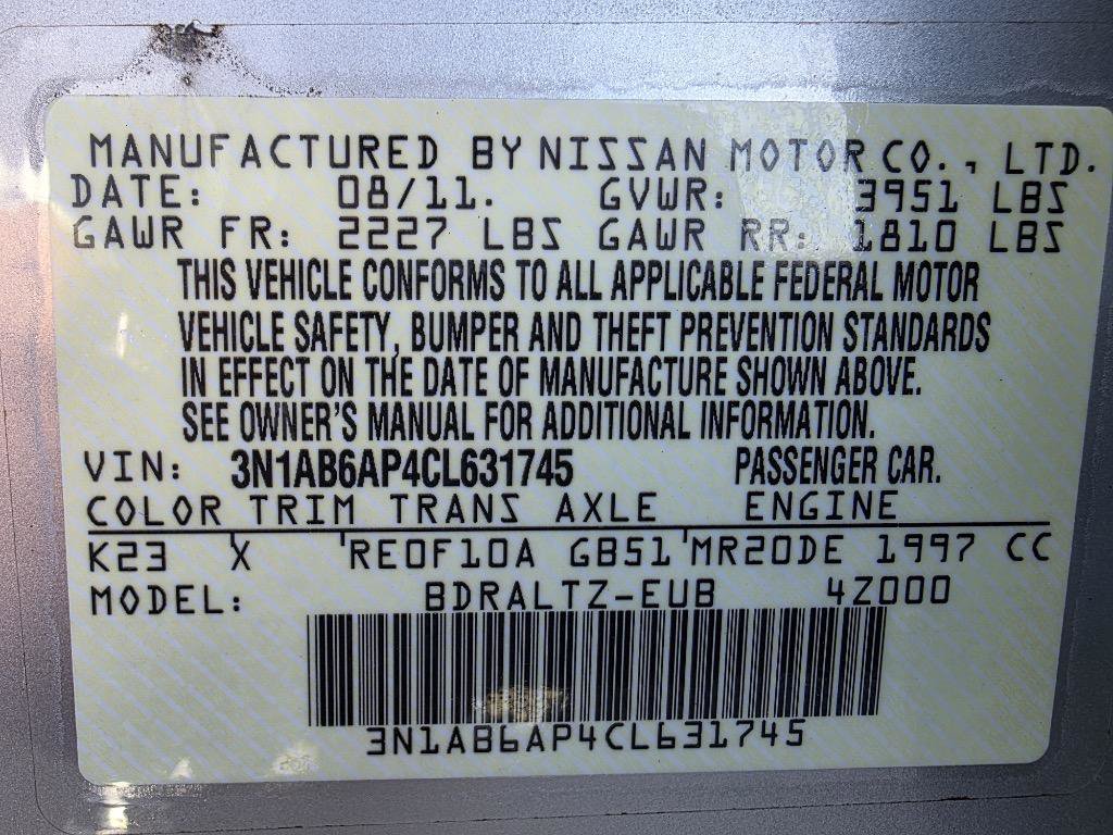 Used 2012 Nissan Sentra 2.0 SR w/ Special Edition Pkg image 40