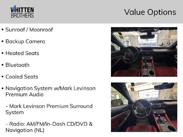 Used 2015 Lexus RC F w/ Premium Package RWD image 4