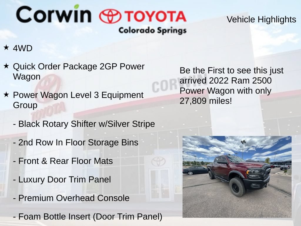Used 2022 RAM 2500 Power Wagon AWD/4WD image 4