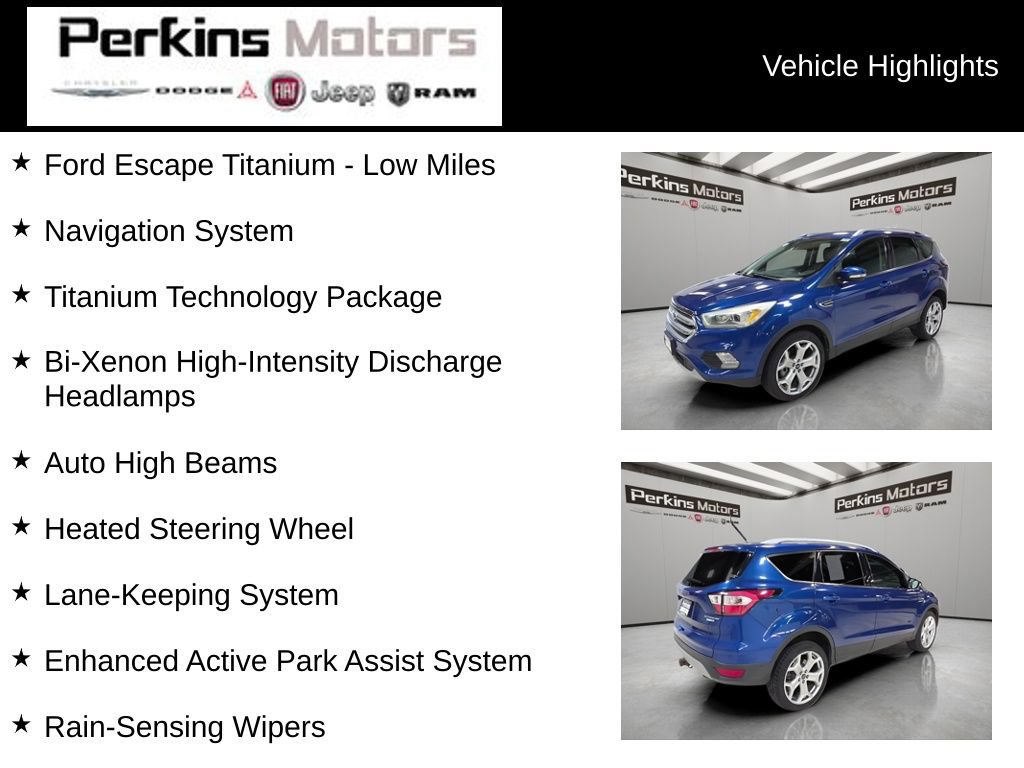 Used 2017 Ford Escape Titanium w/ Equipment Group 301A AWD/4WD image 7
