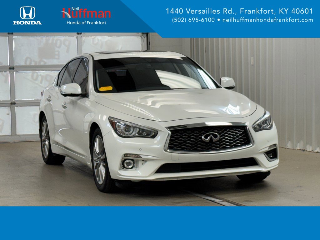 Used 2021 INFINITI Q50 Luxe w/ Cargo Package