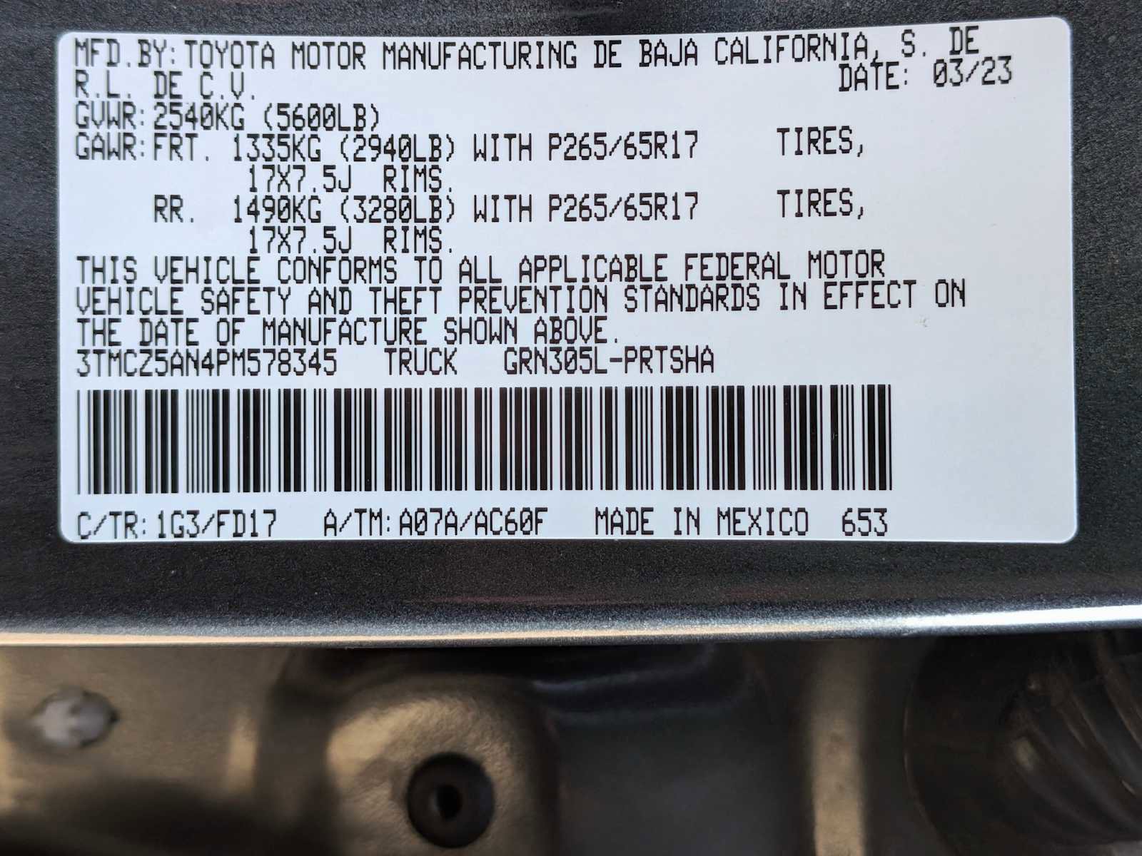 Used 2023 Toyota Tacoma TRD Sport image 42