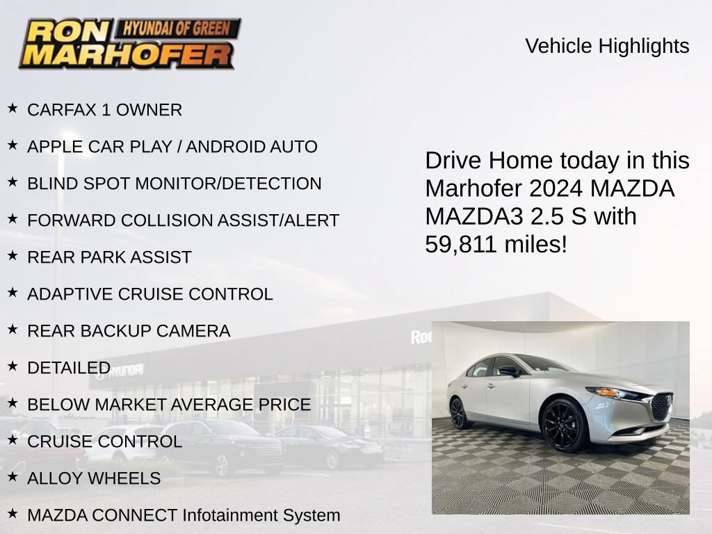 Used 2024 MAZDA MAZDA3 s FWD image 14