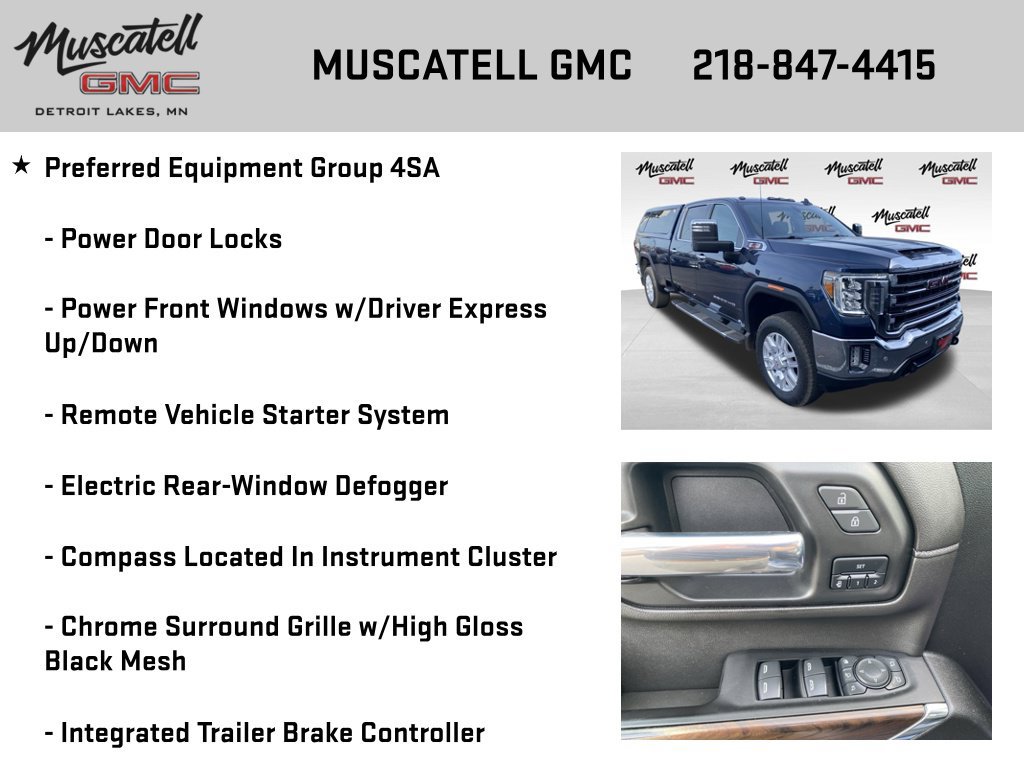 Used 2022 GMC Sierra 3500 SLT w/ SLT Premium Package AWD/4WD image 12