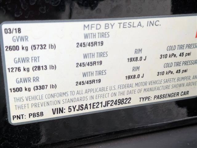 Used 2018 Tesla Model S 75D AWD/4WD image 26