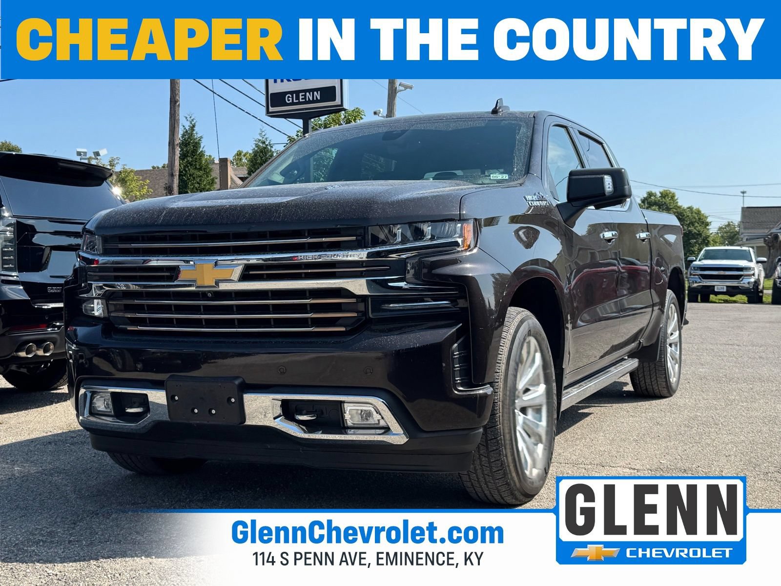 Used 2019 Chevrolet Silverado 1500 High Country w/ Technology Package AWD/4WD image 1