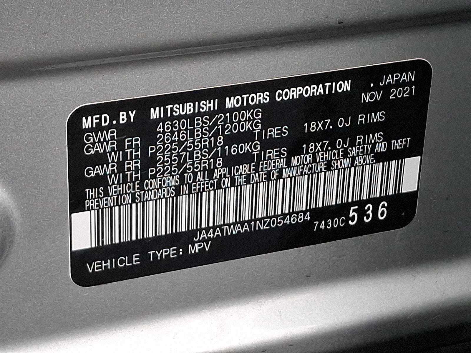 Used 2022 Mitsubishi Eclipse Cross SE image 27