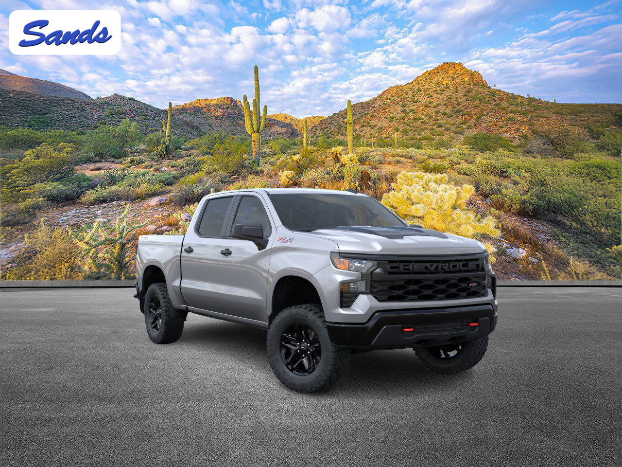 New 2026 Chevrolet Silverado 1500 Custom Trail Boss w/ LPO, Dark Essentials Package image 1
