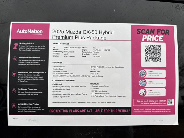 Used 2025 MAZDA CX-50 2.5 Hybrid w/ Cargo Package image 27