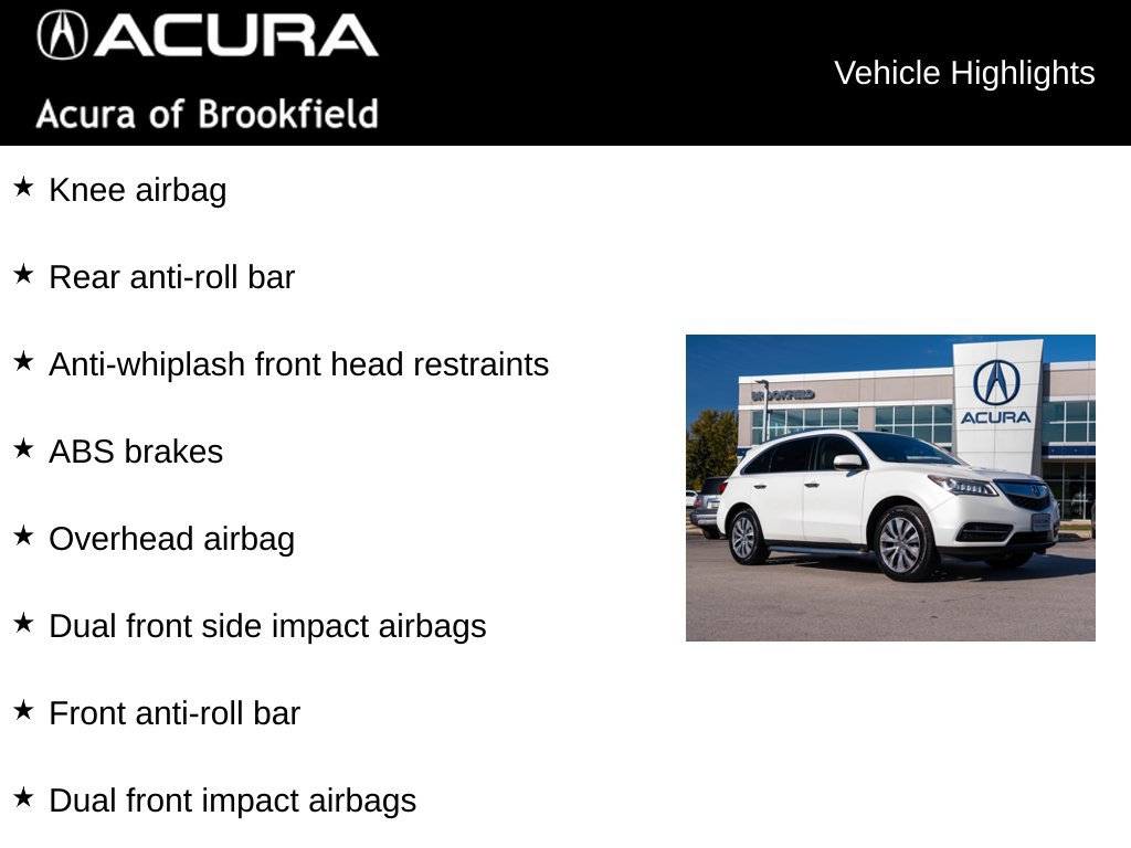 Used 2015 Acura MDX w/ Technology Package AWD/4WD image 12