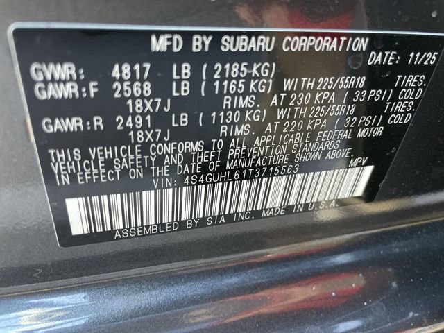 Used 2026 Subaru Crosstrek 2.5i Limited w/ Crosstrek Mirror Package image 27