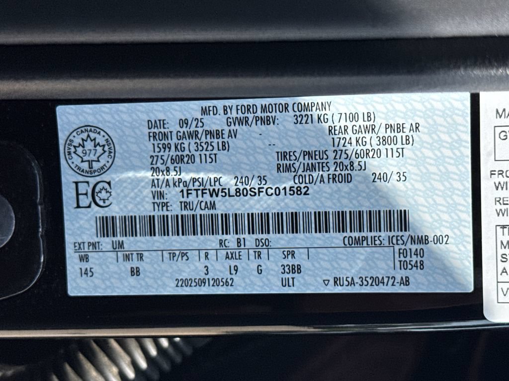 Used 2025 Ford F150 Lariat AWD/4WD image 41