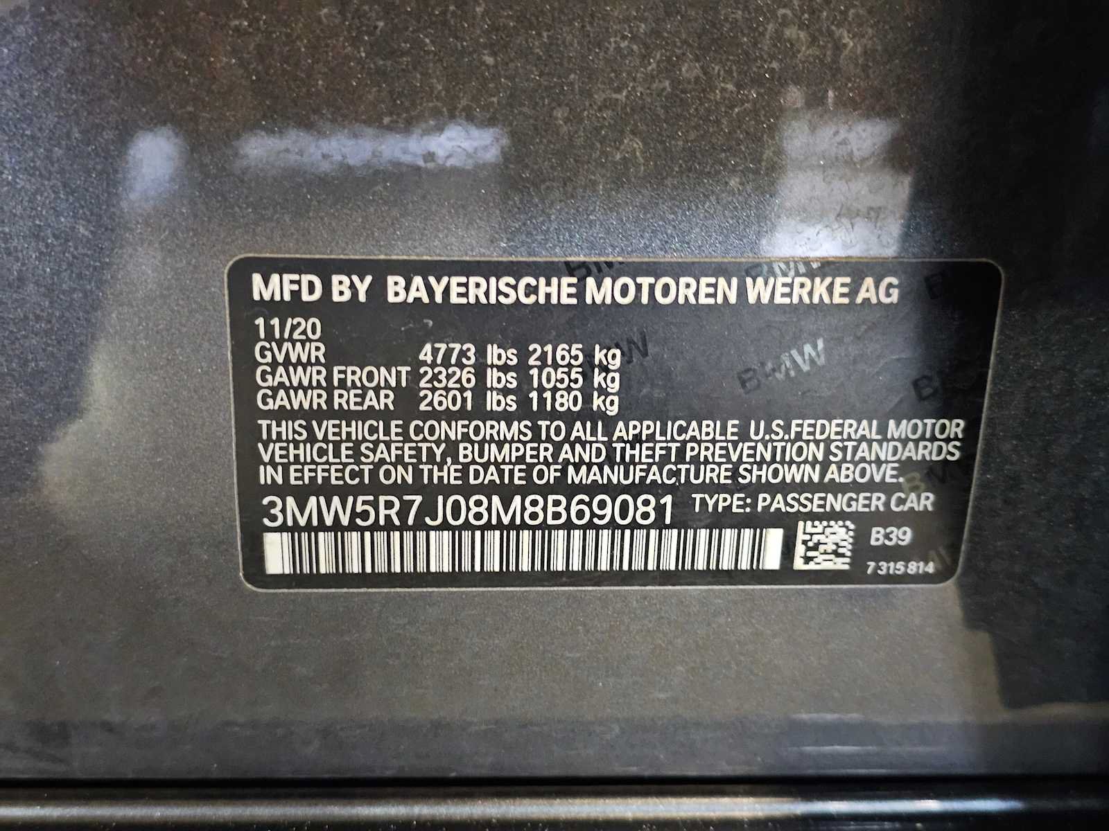 Used 2021 BMW 330i xDrive Sedan w/ Driving Assistance Package AWD/4WD image 35