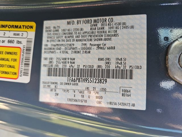 Certified 2025 Ford Mustang Coupe RWD image 32
