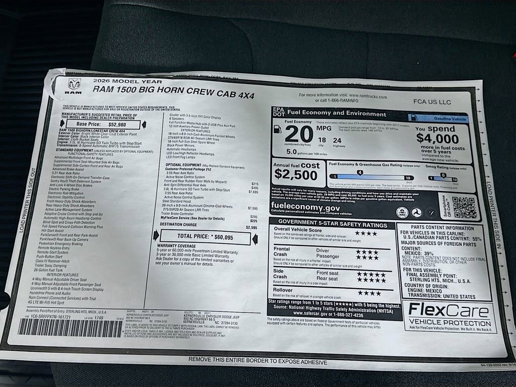 New 2026 RAM 1500 Big Horn image 21