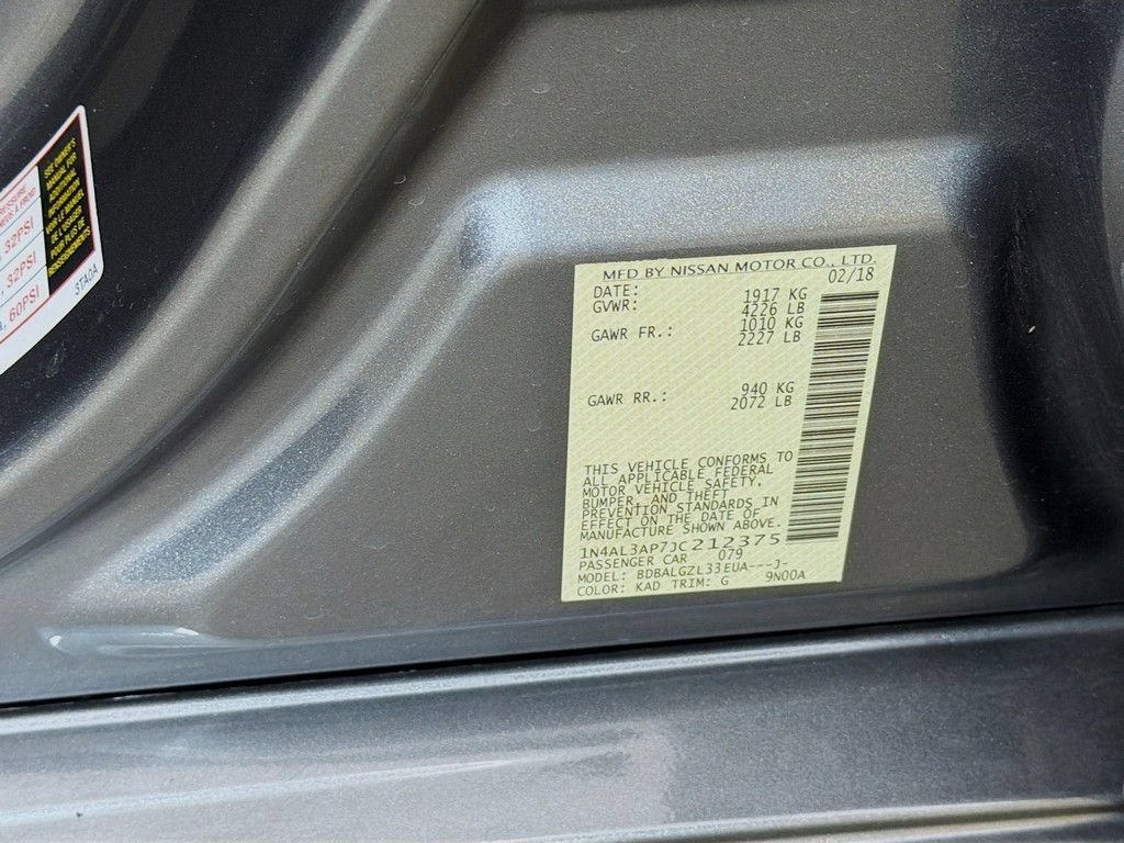 Used 2018 Nissan Altima 2.5 S w/ S Convenience Package FWD image 34