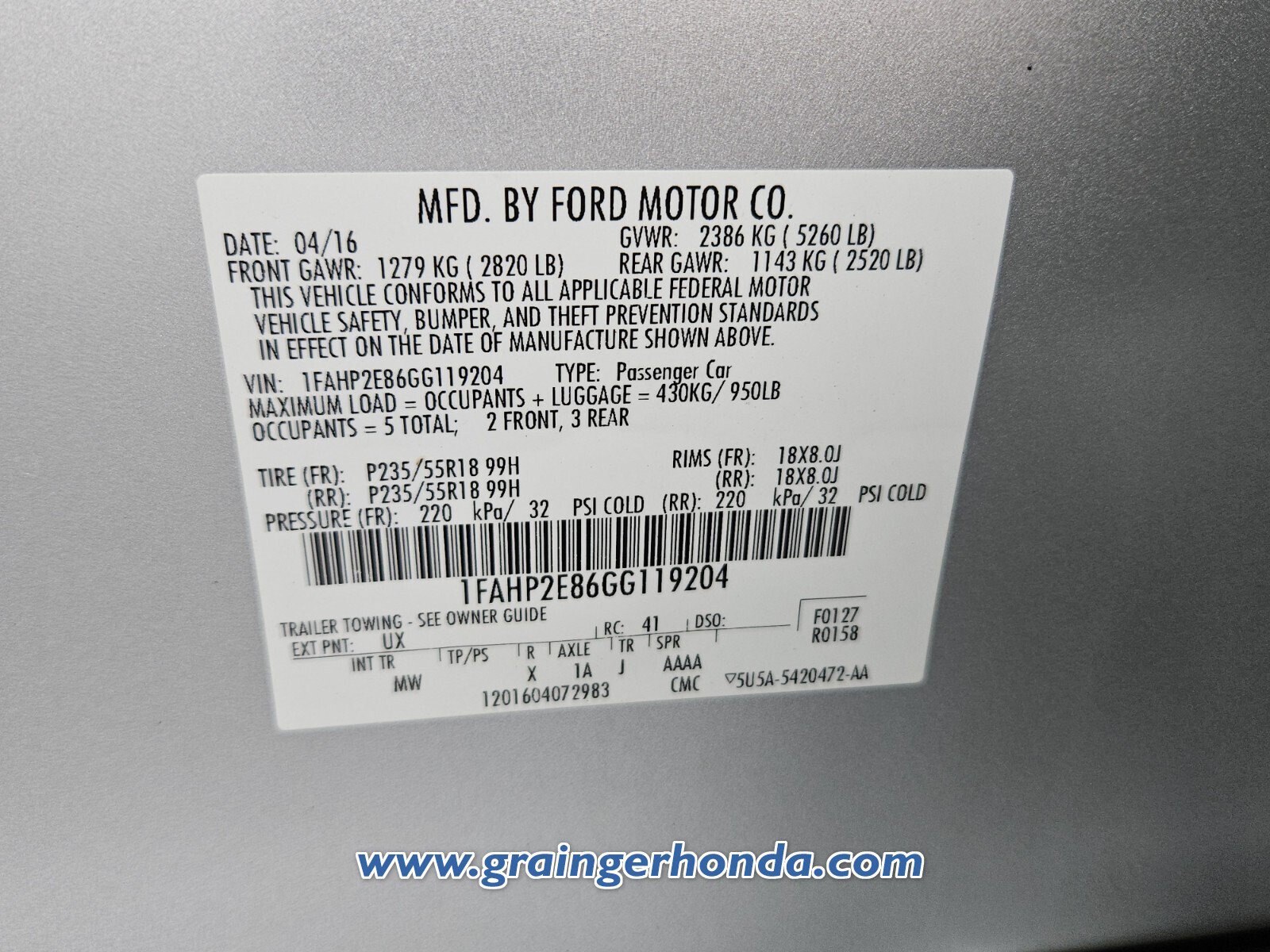 Used 2016 Ford Taurus SEL w/ Equipment Group 201A FWD image 14
