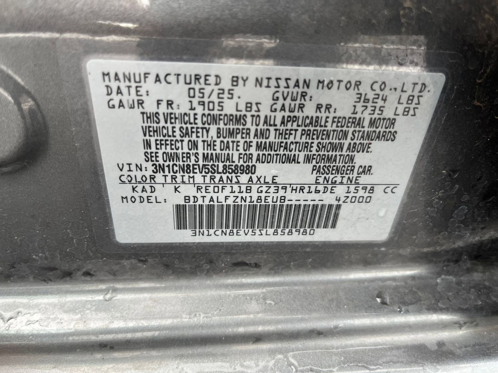 Used 2025 Nissan Versa SV image 23