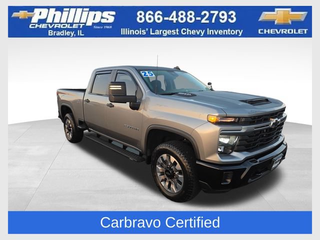 Certified 2025 Chevrolet Silverado 2500 Custom w/ Custom Convenience Package AWD/4WD image 1